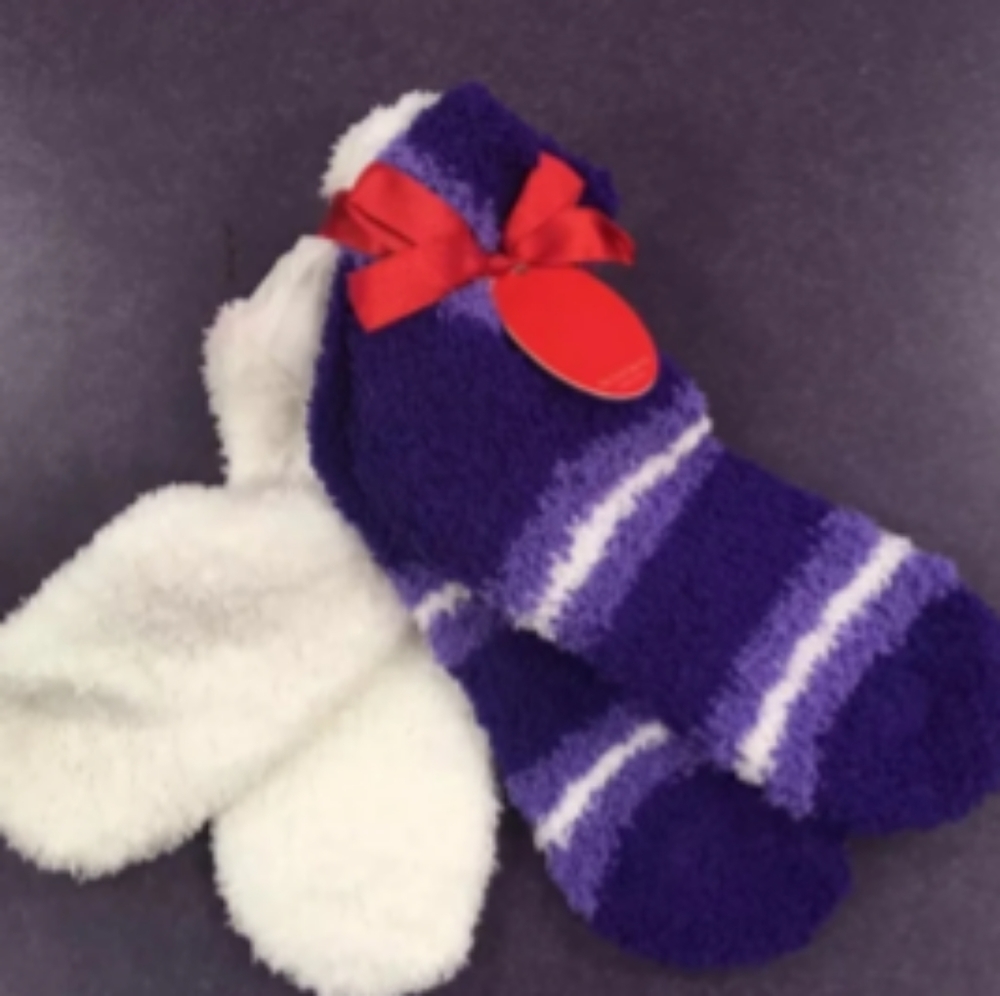 2 pairs Warm Fuzzy Socks